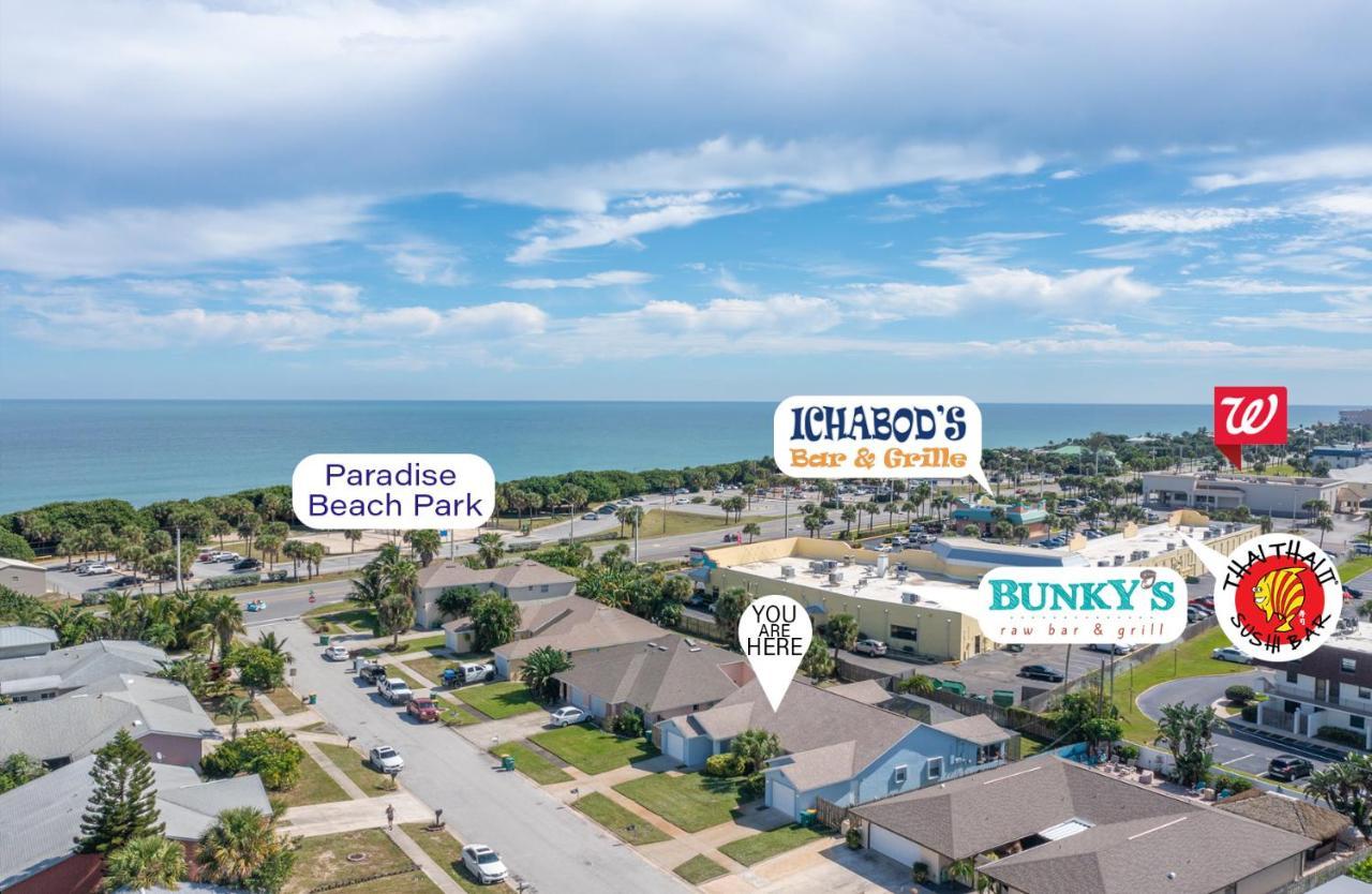 Oceanview Haven - 2Br Beach Townhome With Patio, Shared Heated Pool Steps From Paradise Beach Park! Melbourne Exterior foto